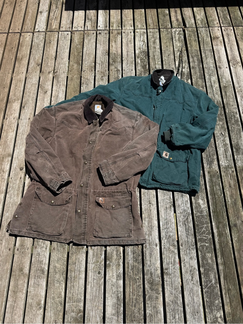 Vintage Carhartt Men's Chore Coat Bundle (L,XL)